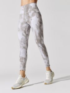 Super Soft Tie Dye 7/8 Legging - Oyster Grey Tonal sold by Carbon38