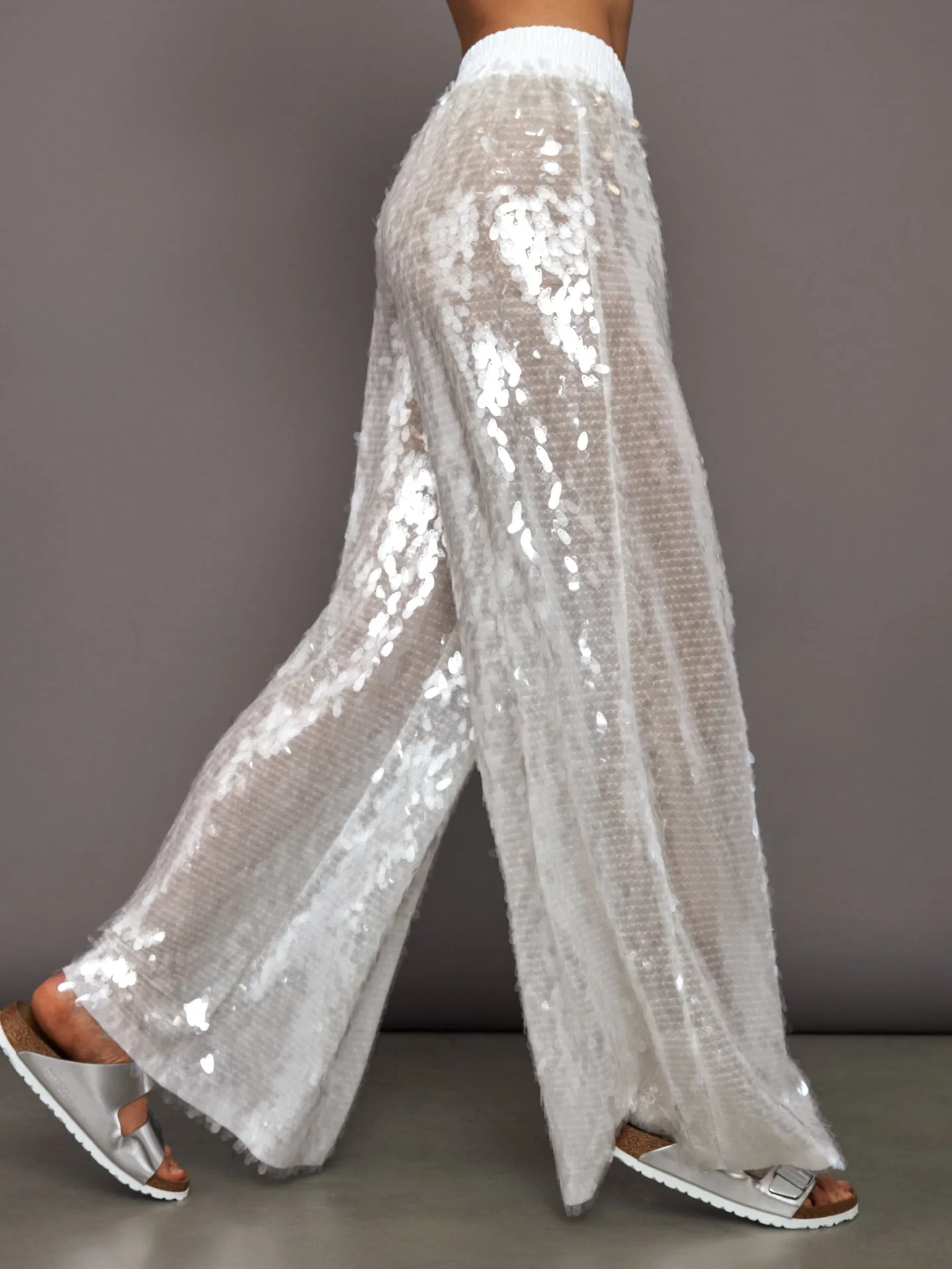 Boyfriend Elephant Sweatpant - Clear/ White sold by Carbon38 product image thumbnail 3