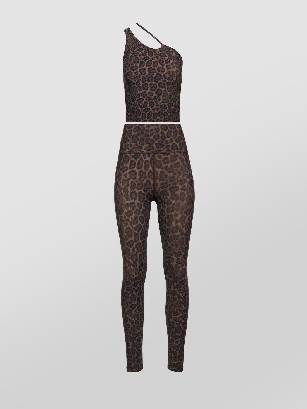 One Shoulder Convertible Tank + High Rise Full Length Legging in Melt Bundle sold by Carbon38