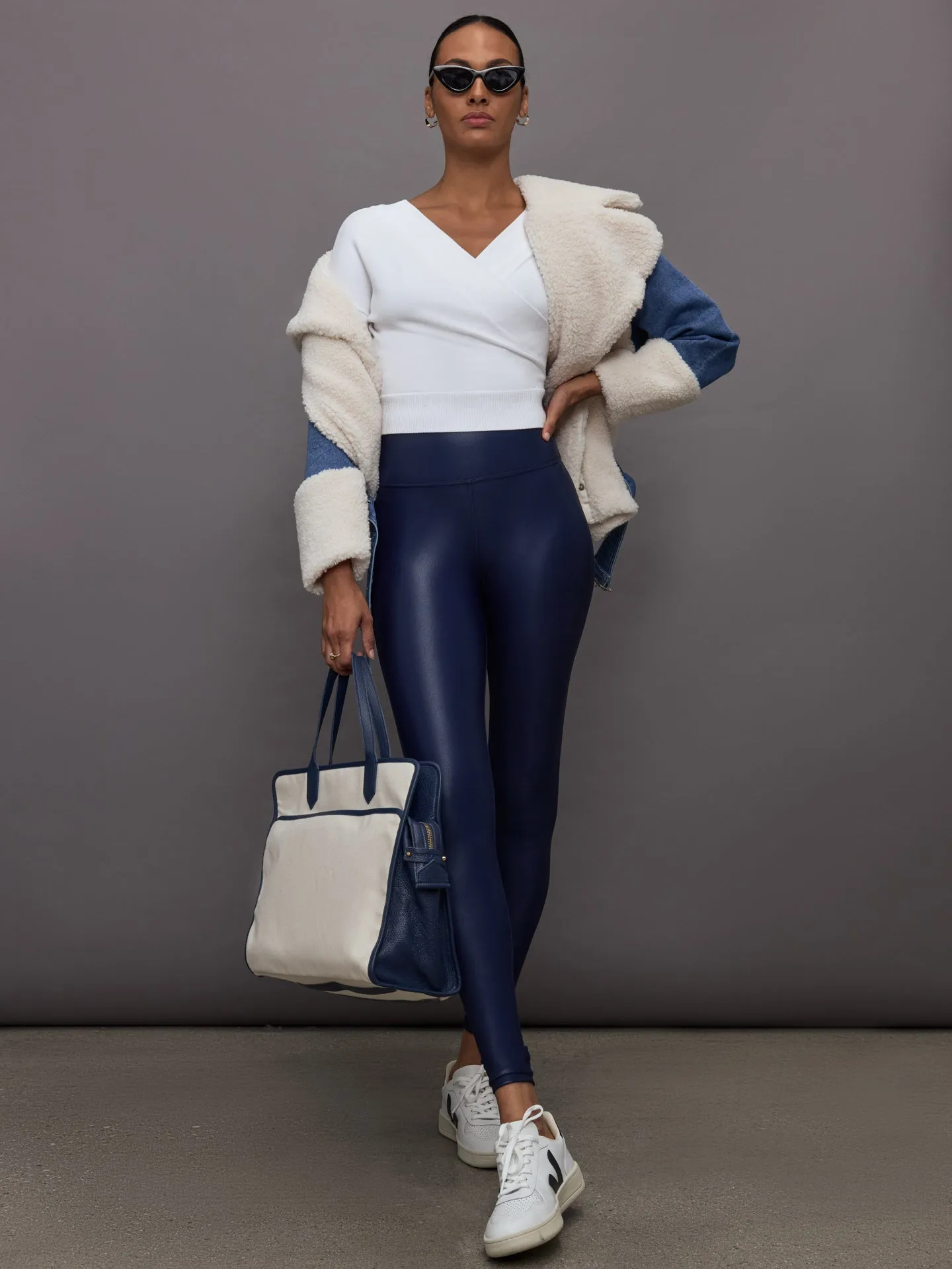 Cross Over Sweater - Winter White sold by Carbon38 product image thumbnail 2