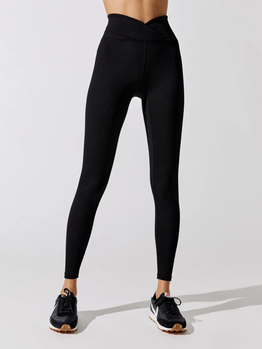 Ribbed Veronica Legging - Black sold by Carbon38 product image thumbnail 3