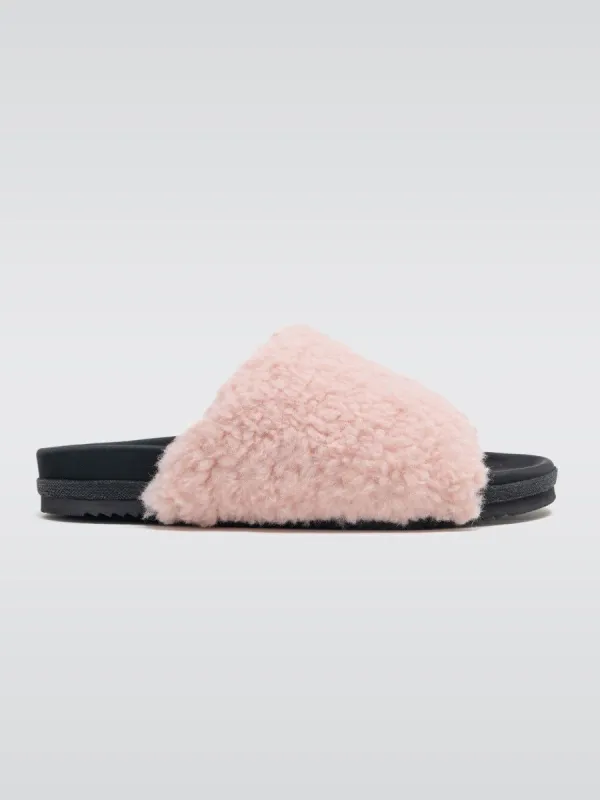 Baby Pink Fuzzy Slider - Baby Pink sold by Carbon38