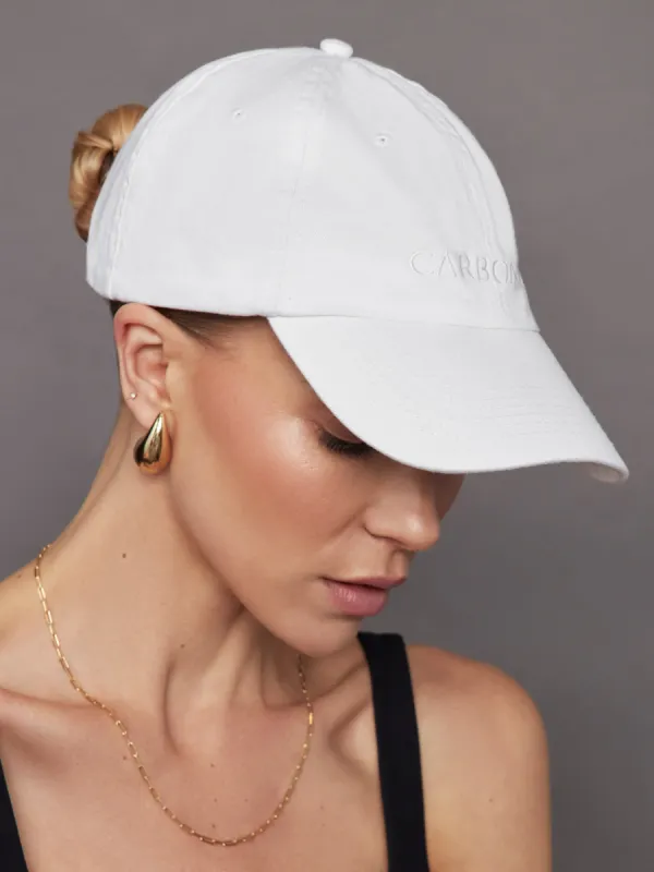 CARBON38 HAT - WHITE sold by Carbon38