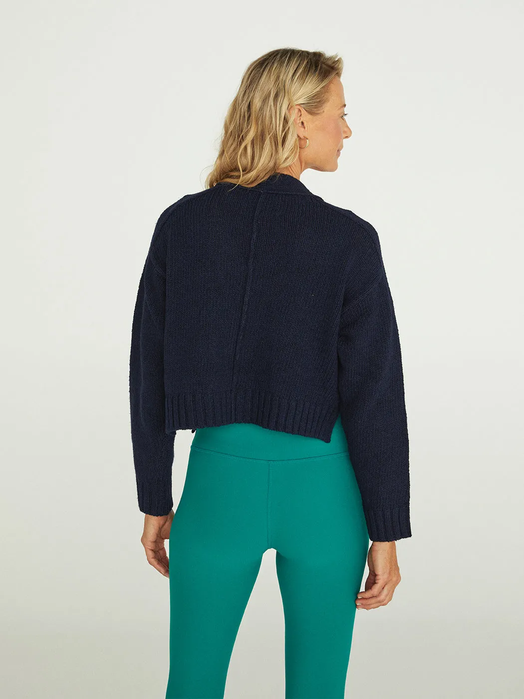 Cropped Cardigan - Hale Navy sold by Carbon38 product image thumbnail 2