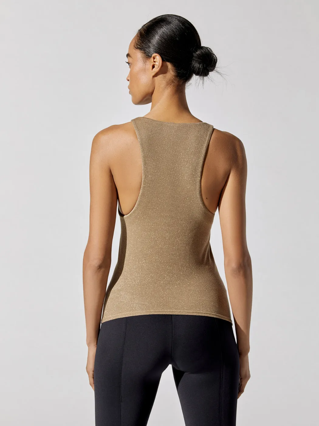 Isabel Front Ruched Tank - Caramel sold by Carbon38 product image thumbnail 4