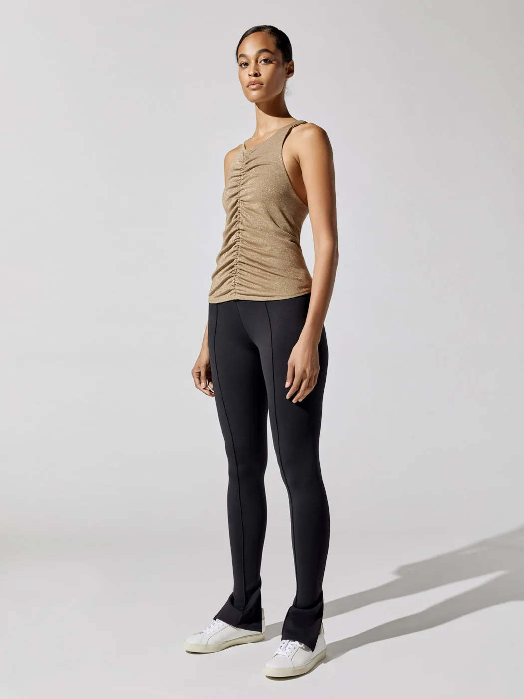 Isabel Front Ruched Tank - Caramel sold by Carbon38 product image thumbnail 5