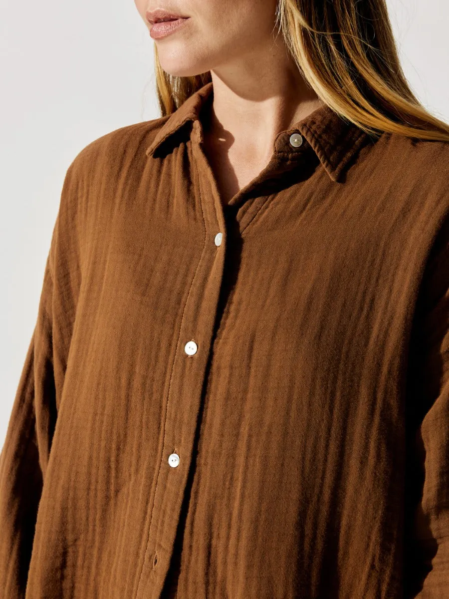 Bubble Shirt - Chocolate sold by Carbon38 product image thumbnail 5