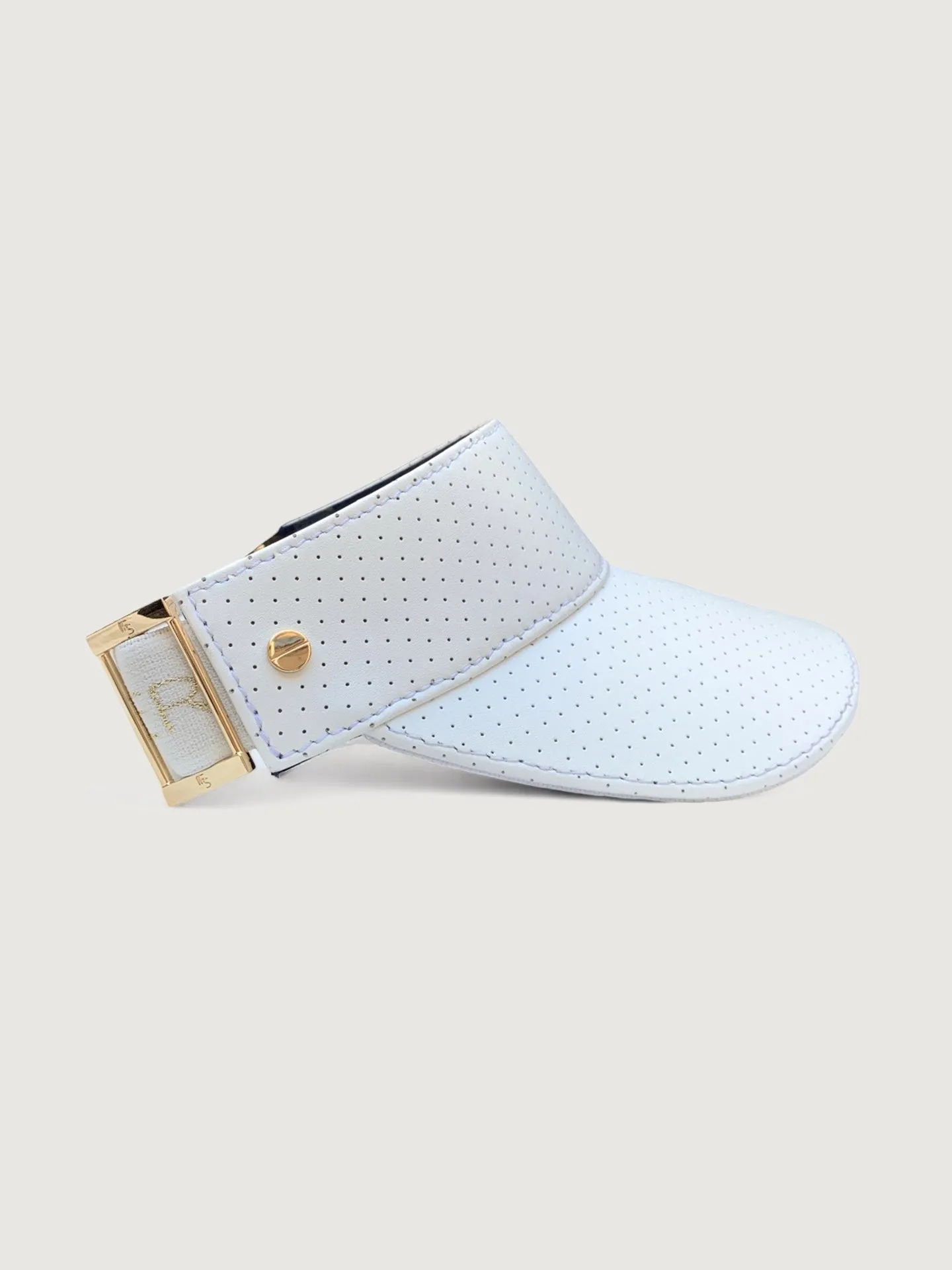 The Visor - White sold by Carbon38
