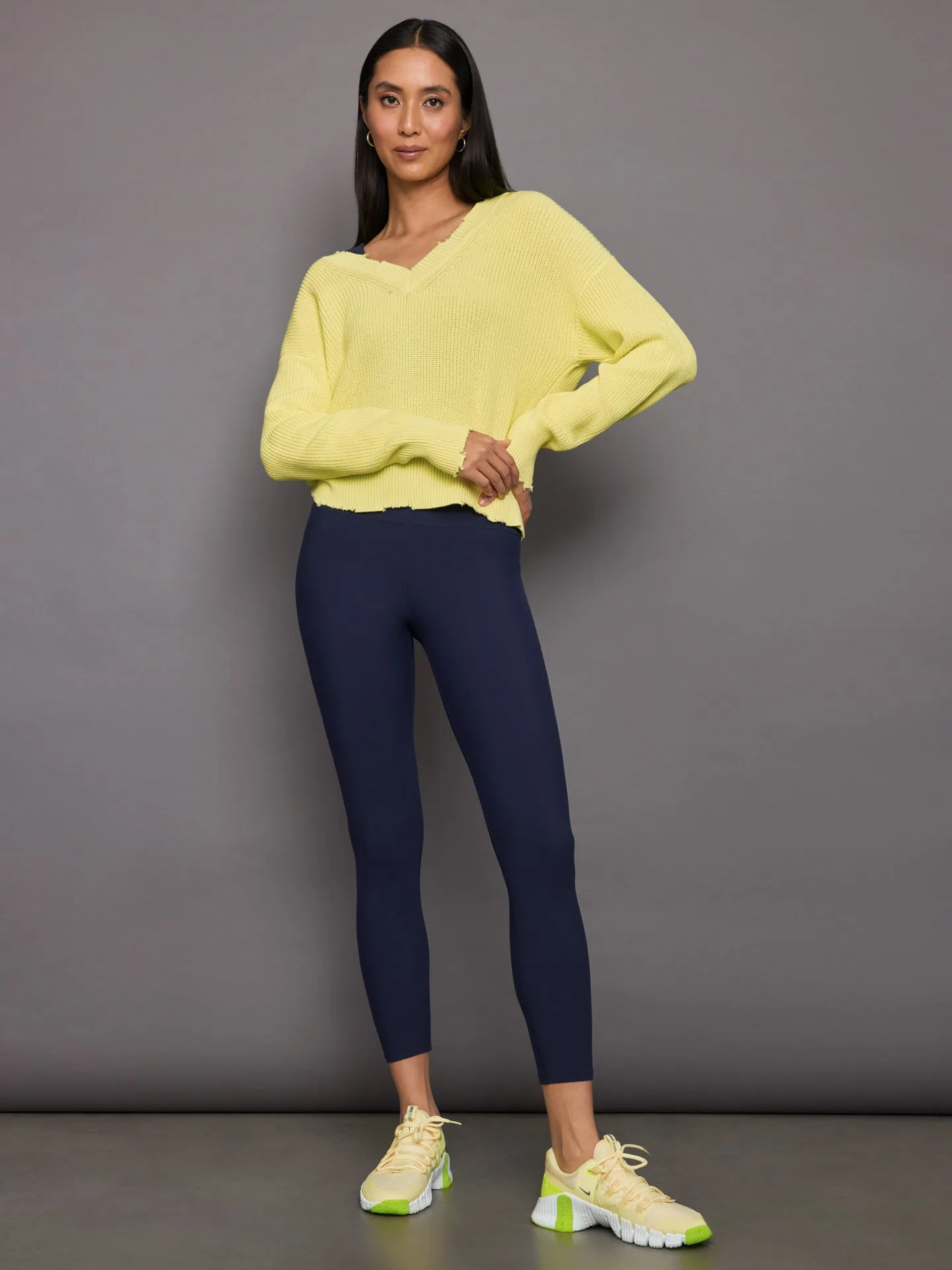 Distressed V-Neck Pullover - Margarita sold by Carbon38 product image thumbnail 5