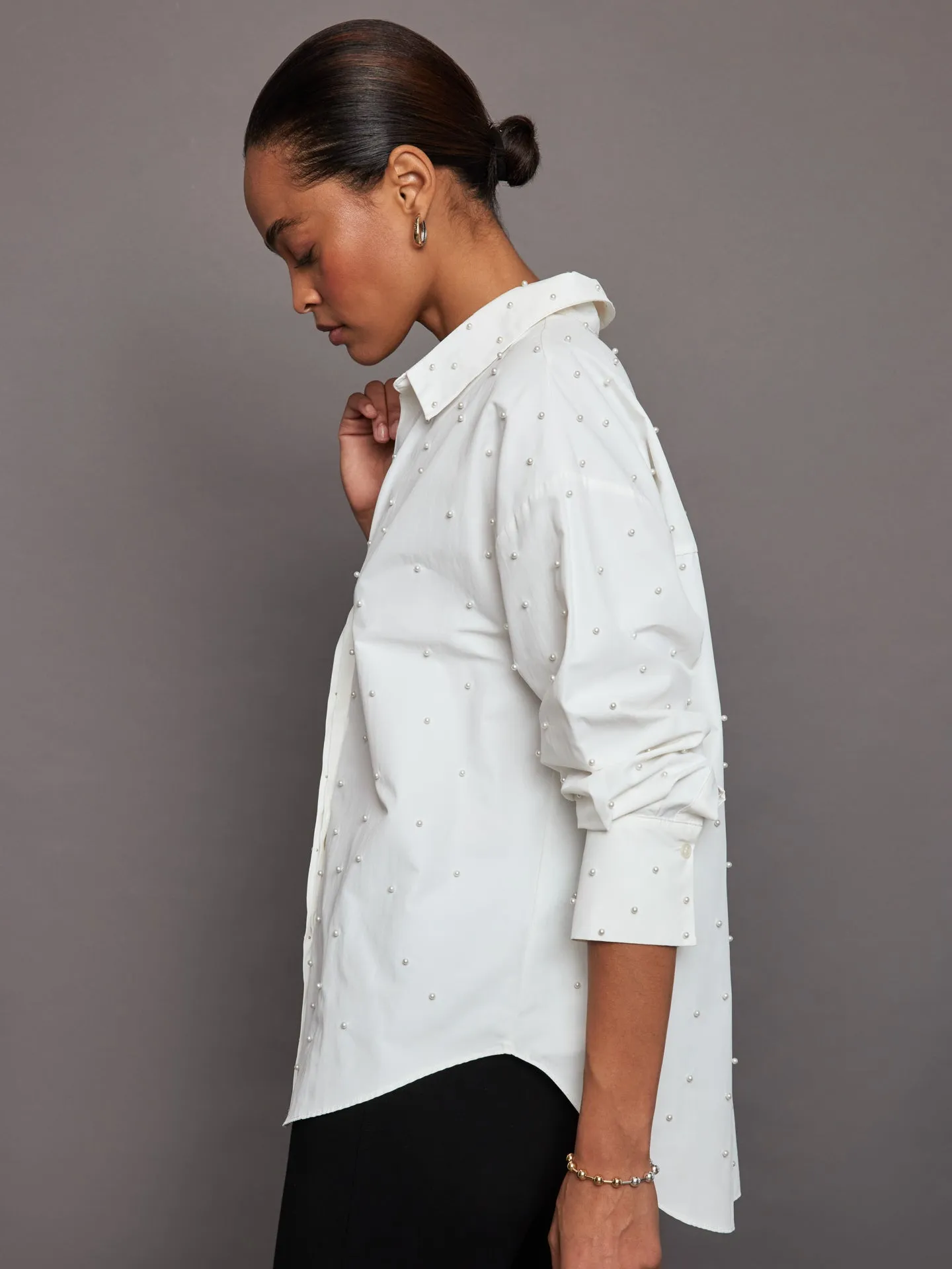 Echo Pearly Shirt - White sold by Carbon38 product image thumbnail 3