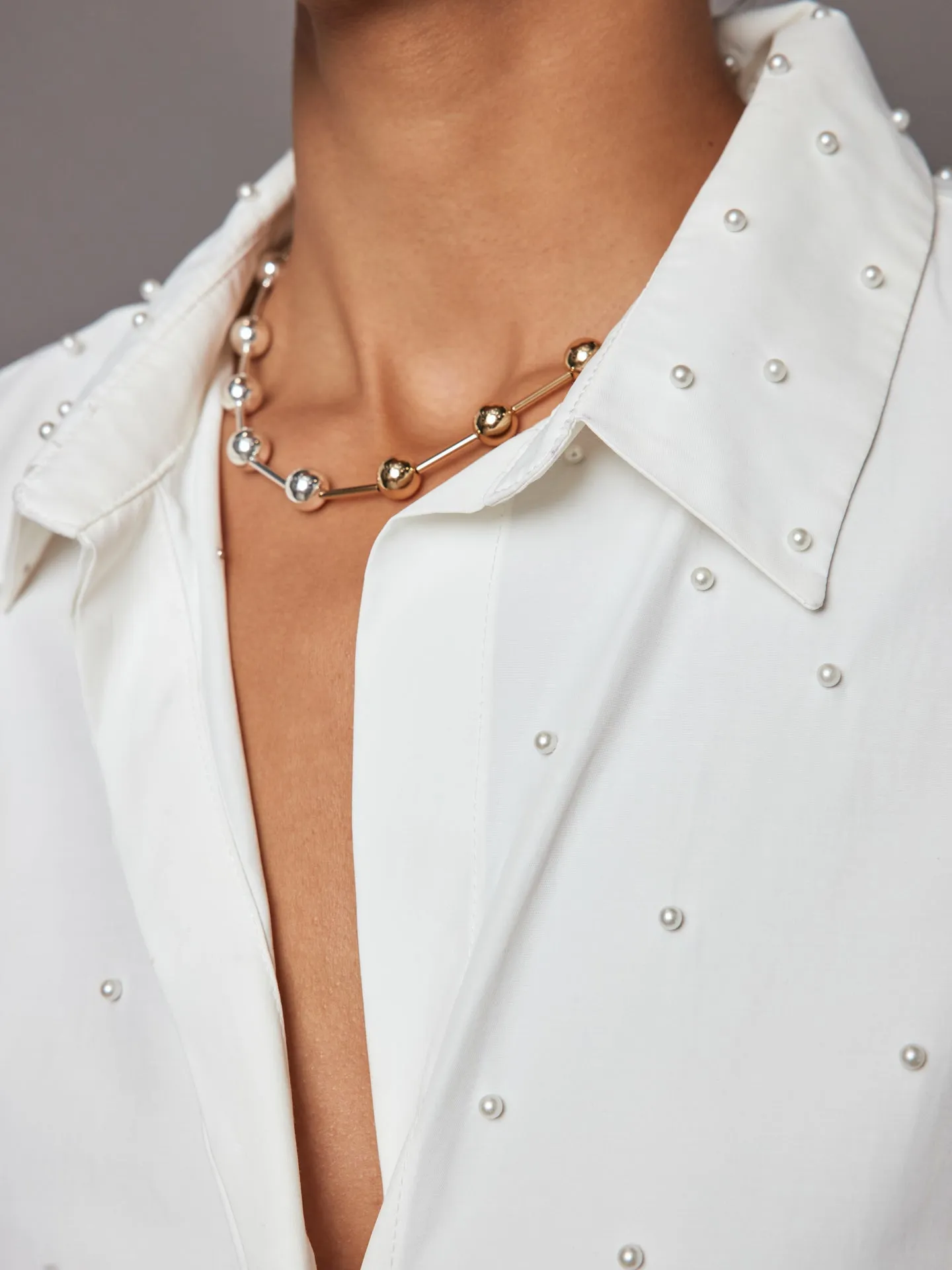 Echo Pearly Shirt - White sold by Carbon38 product image thumbnail 5