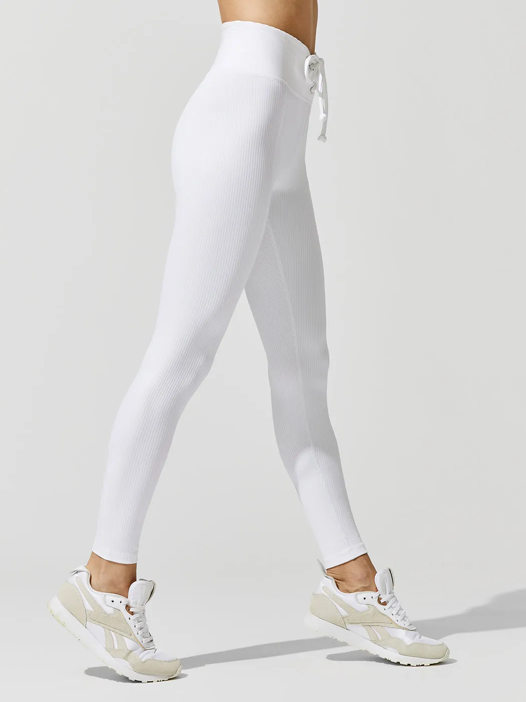 Ribbed Football Legging - White sold by Carbon38 product image thumbnail 5