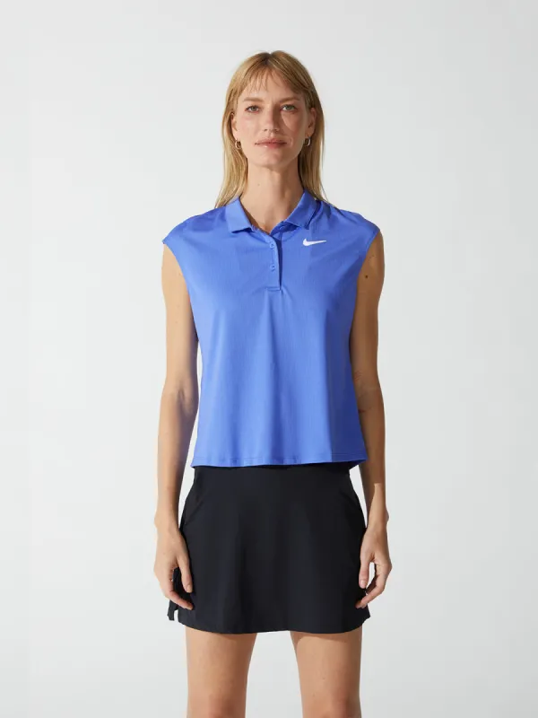 Nike Court Dri-FIT Victory Polo - Sapphire/White sold by Carbon38