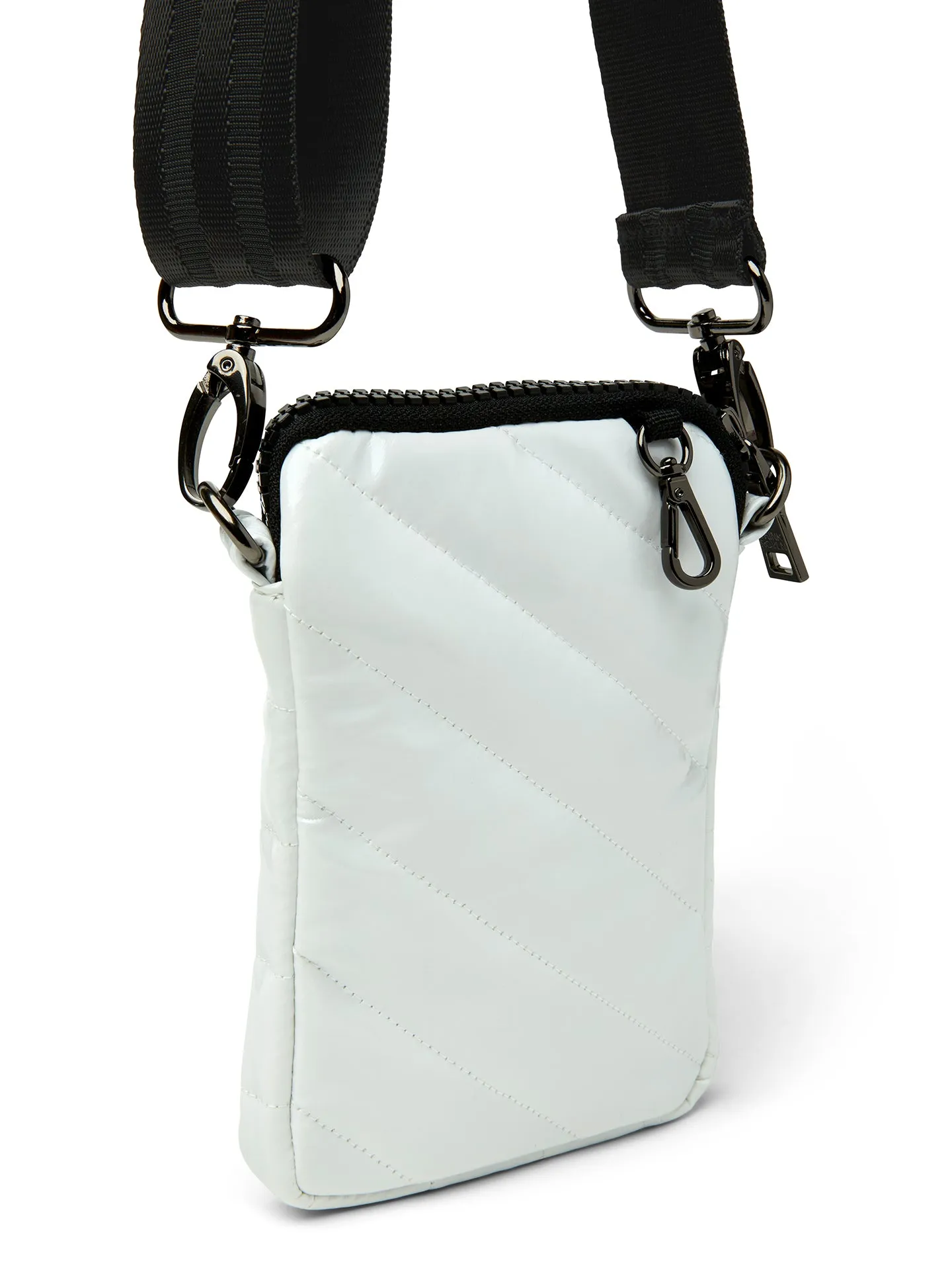 DIAGONAL CELL CASE - WHITE PATENT sold by Carbon38 product image thumbnail 3