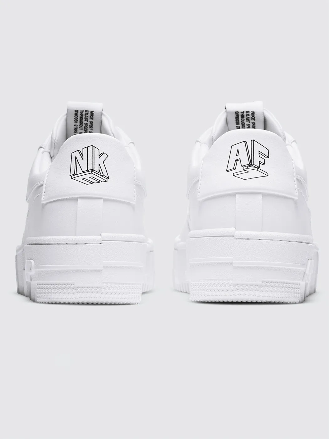 Nike Air Force 1 Pixel Sneaker - White-White-Black-Sail sold by Carbon38 product image thumbnail 5