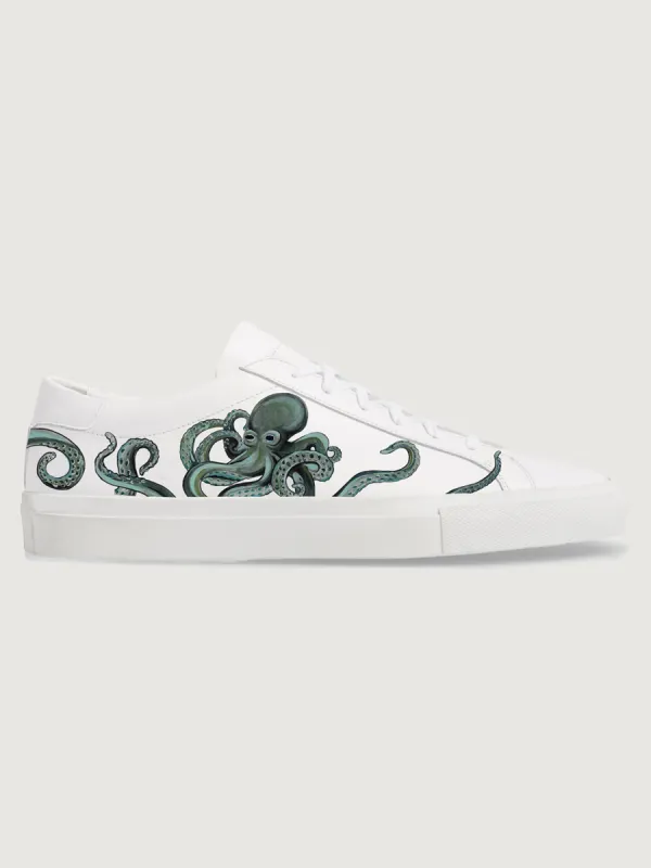WHITE OCTOPUS SNEAKER - OCTOPUS MULTI sold by Carbon38
