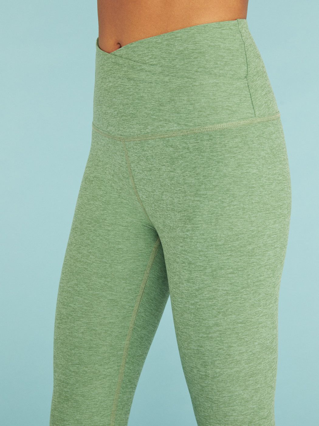 Spacedye At Your Leisure High Waisted Midi Legging - Rosemary Heather sold by Carbon38 product image thumbnail 4