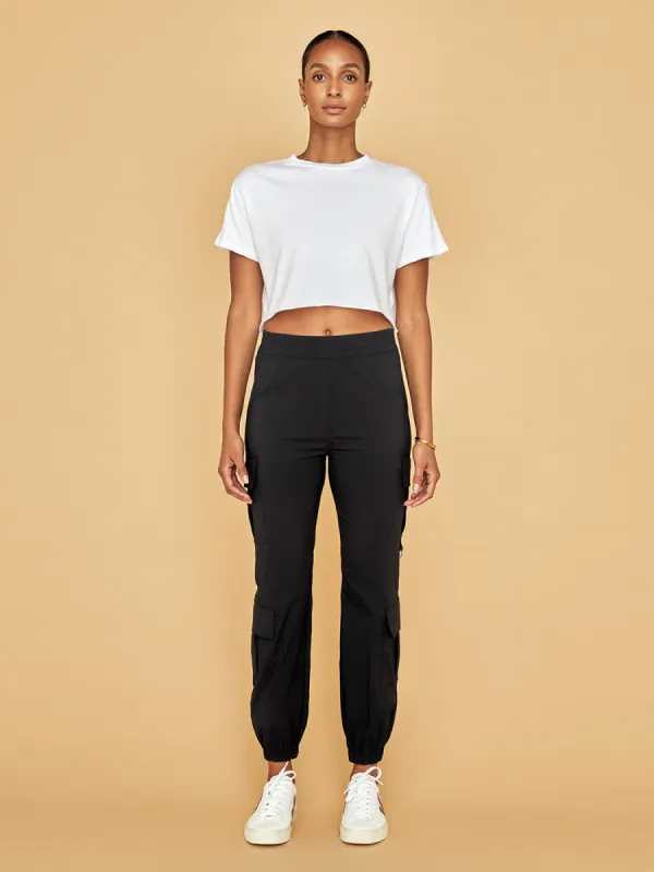 Courtney Crop Tee - White sold by Carbon38