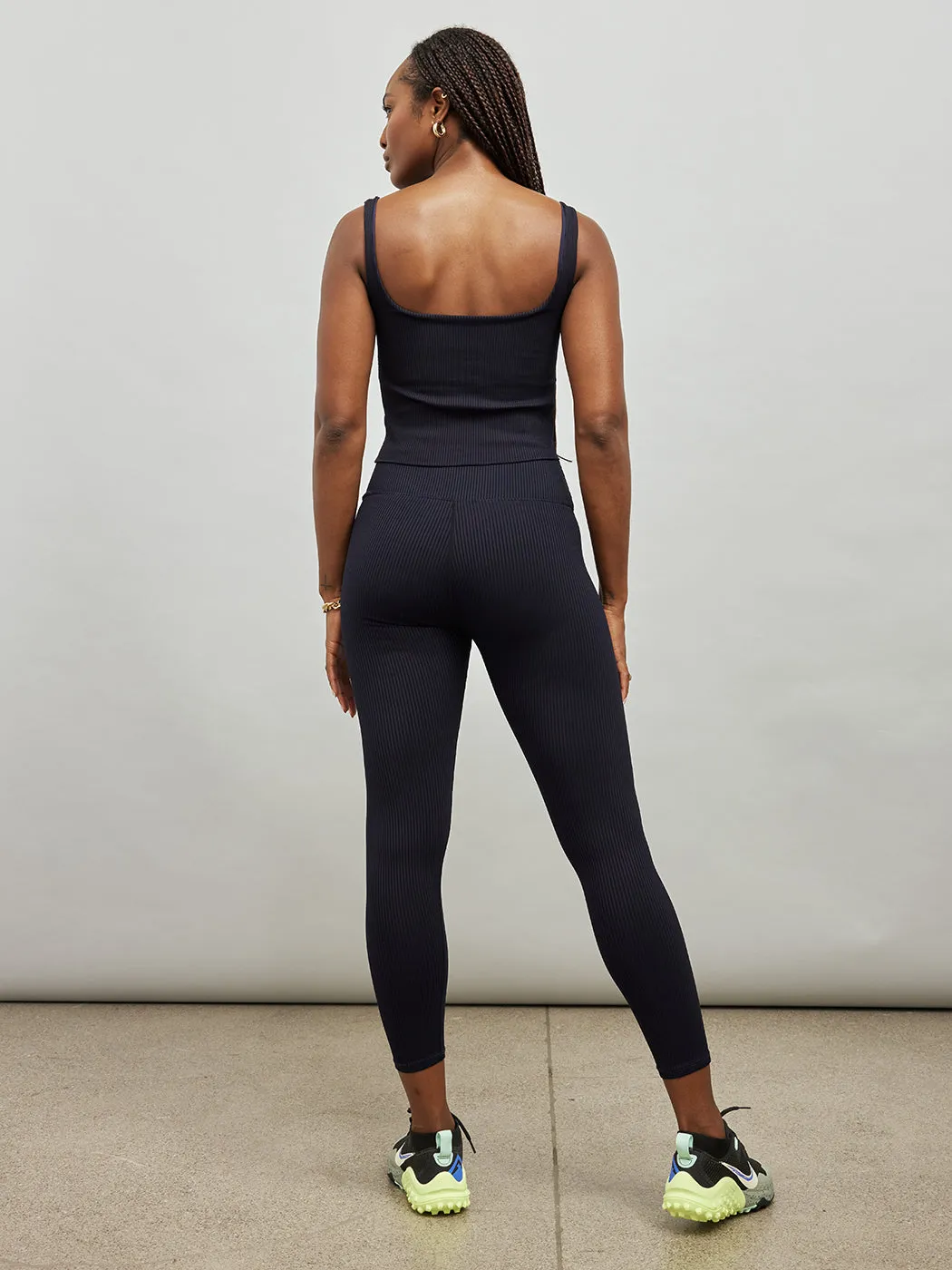 Ribbed Tank - Navy sold by Carbon38 product image thumbnail 3