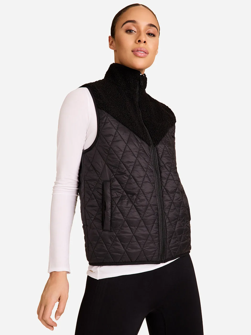 Reversible Ski Vest - BLACK/BLACK sold by Carbon38 product image thumbnail 4