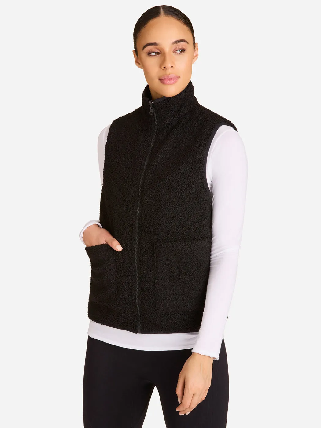 Reversible Ski Vest - BLACK/BLACK sold by Carbon38 product image thumbnail 2