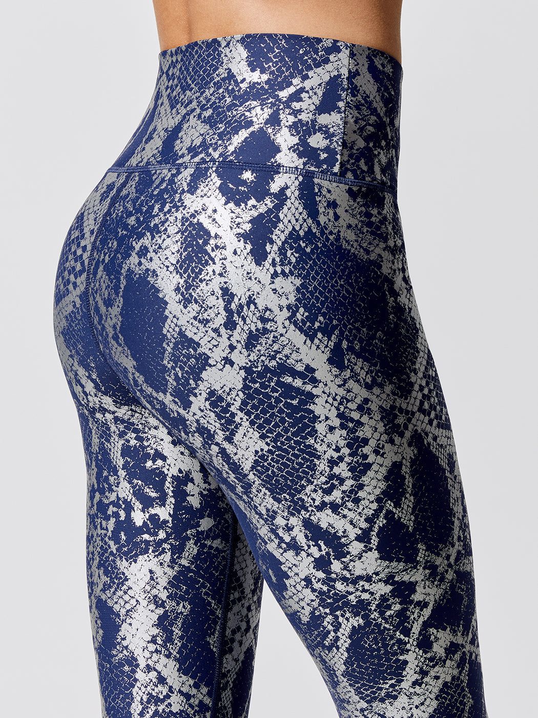 Metallic Snake High Rise Legging - Navy/Silver sold by Carbon38 product image thumbnail 4