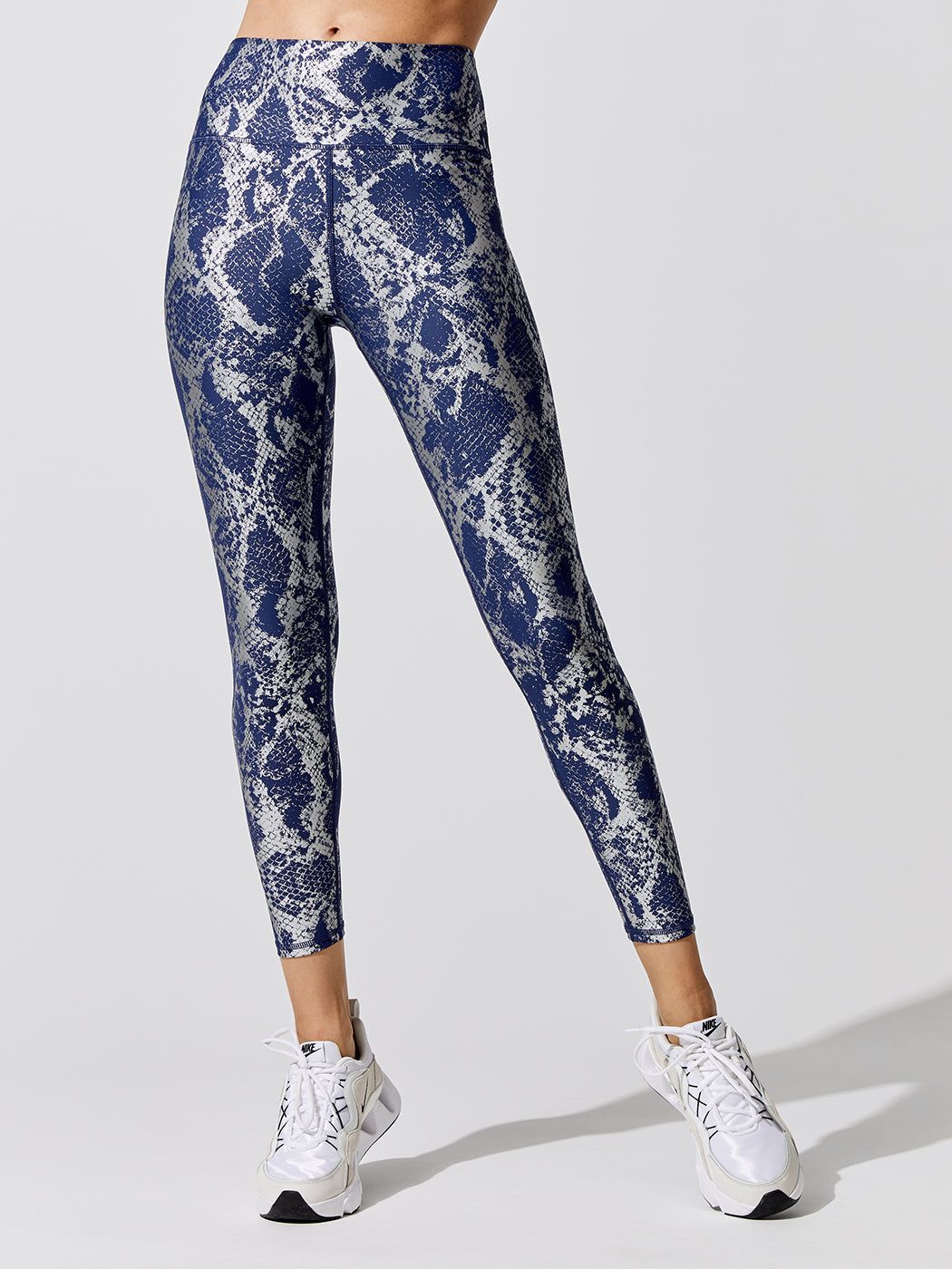 Metallic Snake High Rise Legging - Navy/Silver sold by Carbon38 product image thumbnail 2