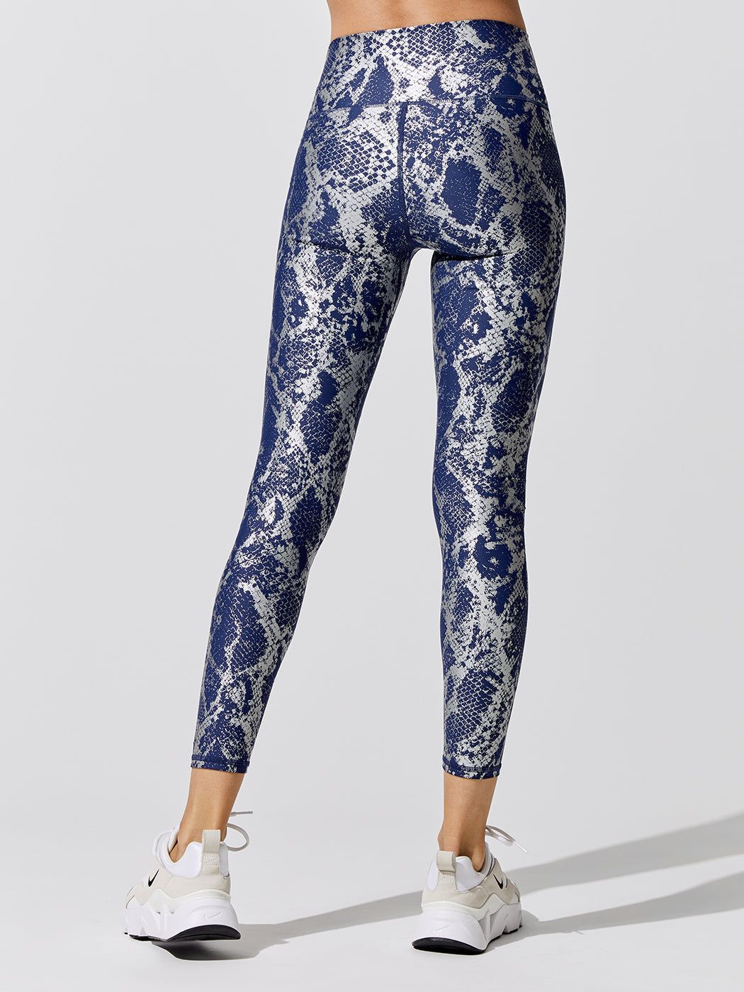 Metallic Snake High Rise Legging - Navy/Silver sold by Carbon38 product image thumbnail 3