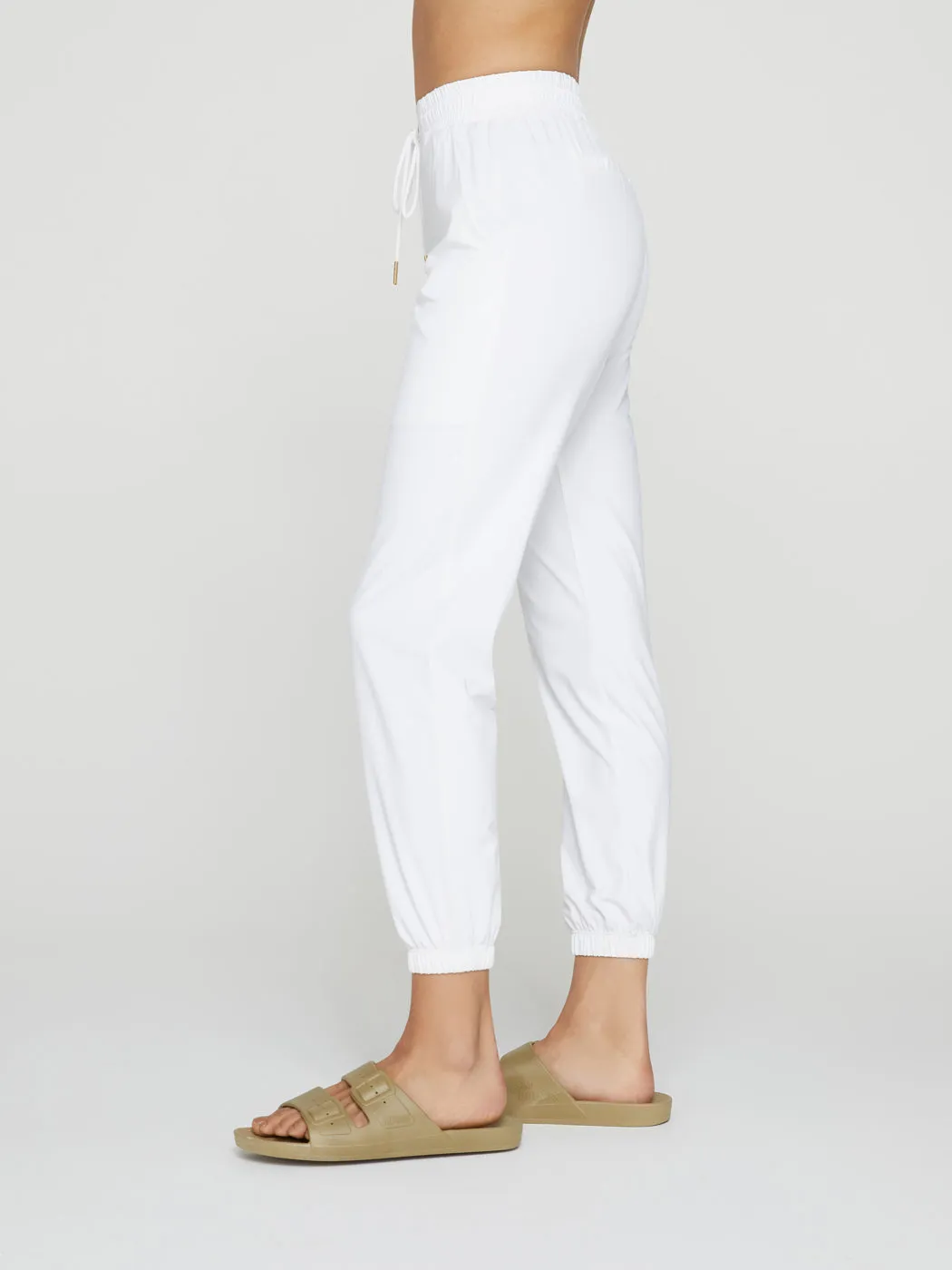 Drawstring Pants - White sold by Carbon38
