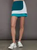 Mod Tennis Skirt in Scuba - Deep Lagoon sold by Carbon38