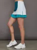 Mod Tennis Skirt in Scuba - Deep Lagoon sold by Carbon38