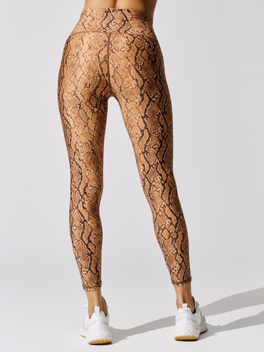 Printed High Rise 7/8 Legging - Sandstone True Snake Print sold by Carbon38 product image thumbnail 3