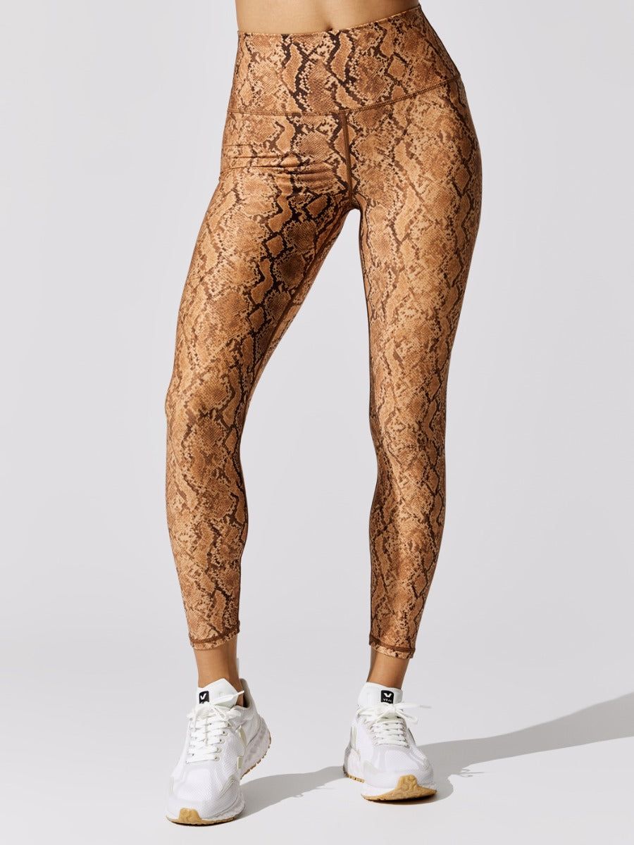 Printed High Rise 7/8 Legging - Sandstone True Snake Print sold by Carbon38 product image thumbnail 2
