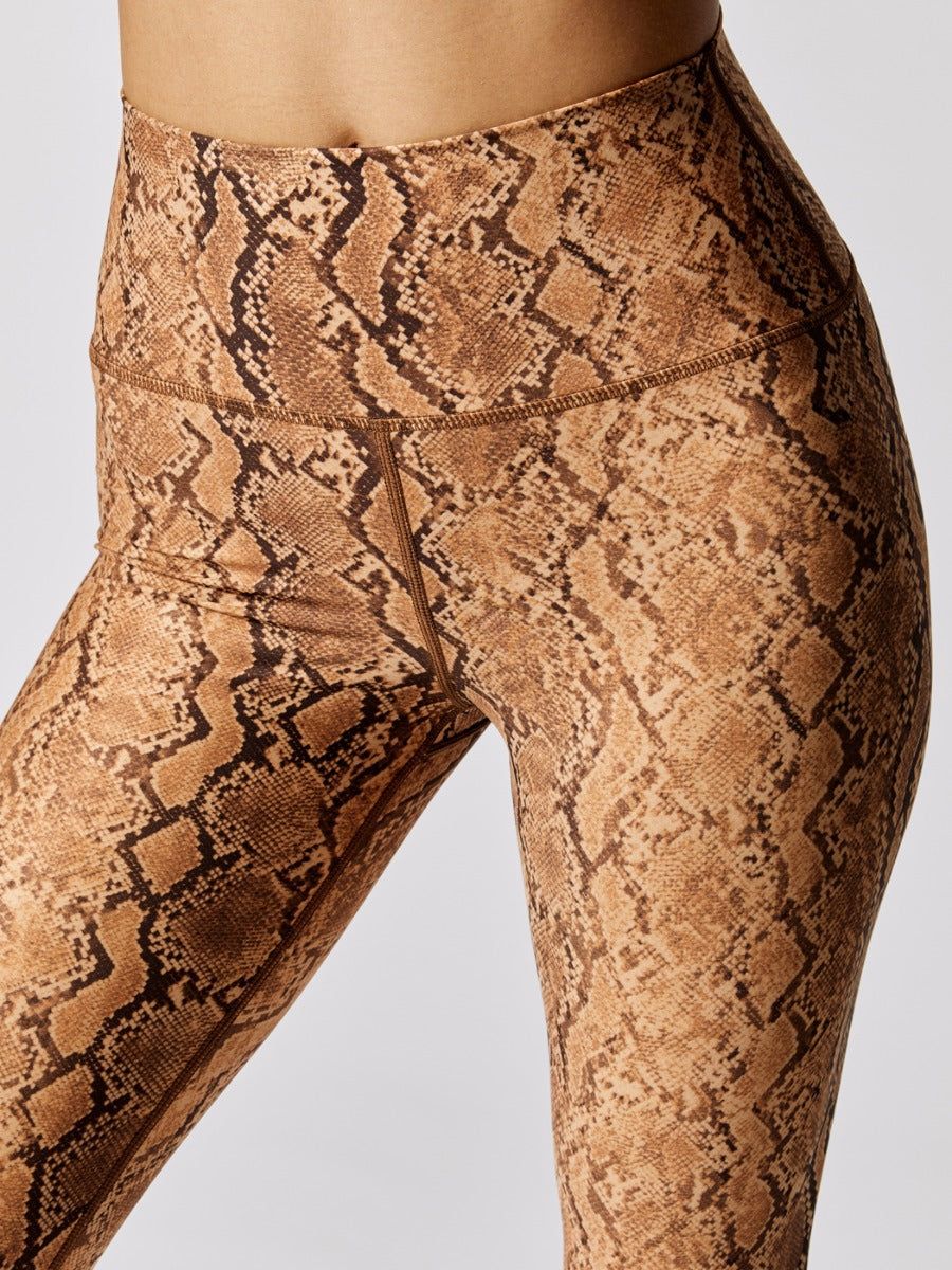 Printed High Rise 7/8 Legging - Sandstone True Snake Print sold by Carbon38 product image thumbnail 4