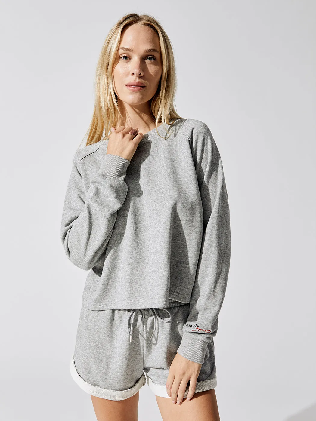 Boxy Pullover - Heather Grey sold by Carbon38