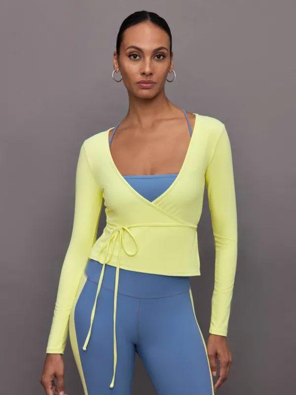 Long Sleeve Tie Top in Melt - Charlock sold by Carbon38