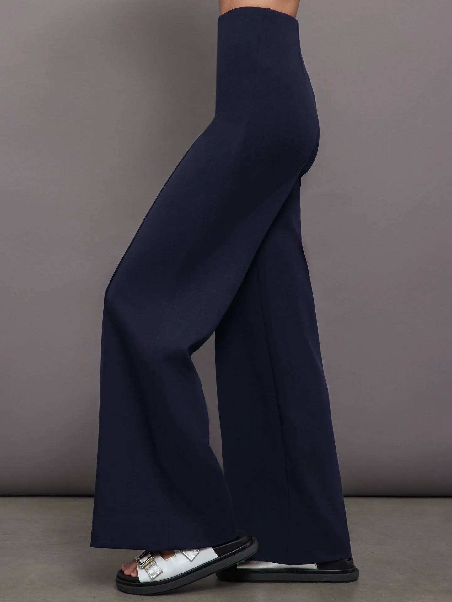 High Waisted Scuba Pant - Navy Blazer sold by Carbon38 product image thumbnail 2