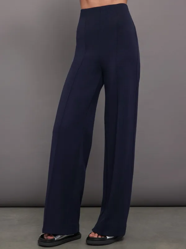 High Waisted Scuba Pant - Navy Blazer sold by Carbon38