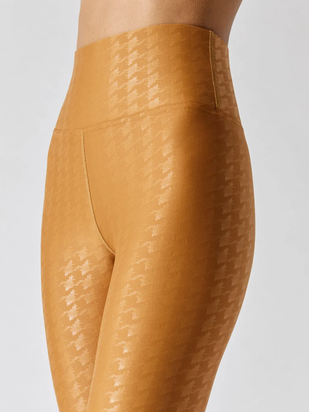 High Rise 7/8 Legging in Houndstooth Takara Shine - Brown Sugar sold by Carbon38 product image thumbnail 5