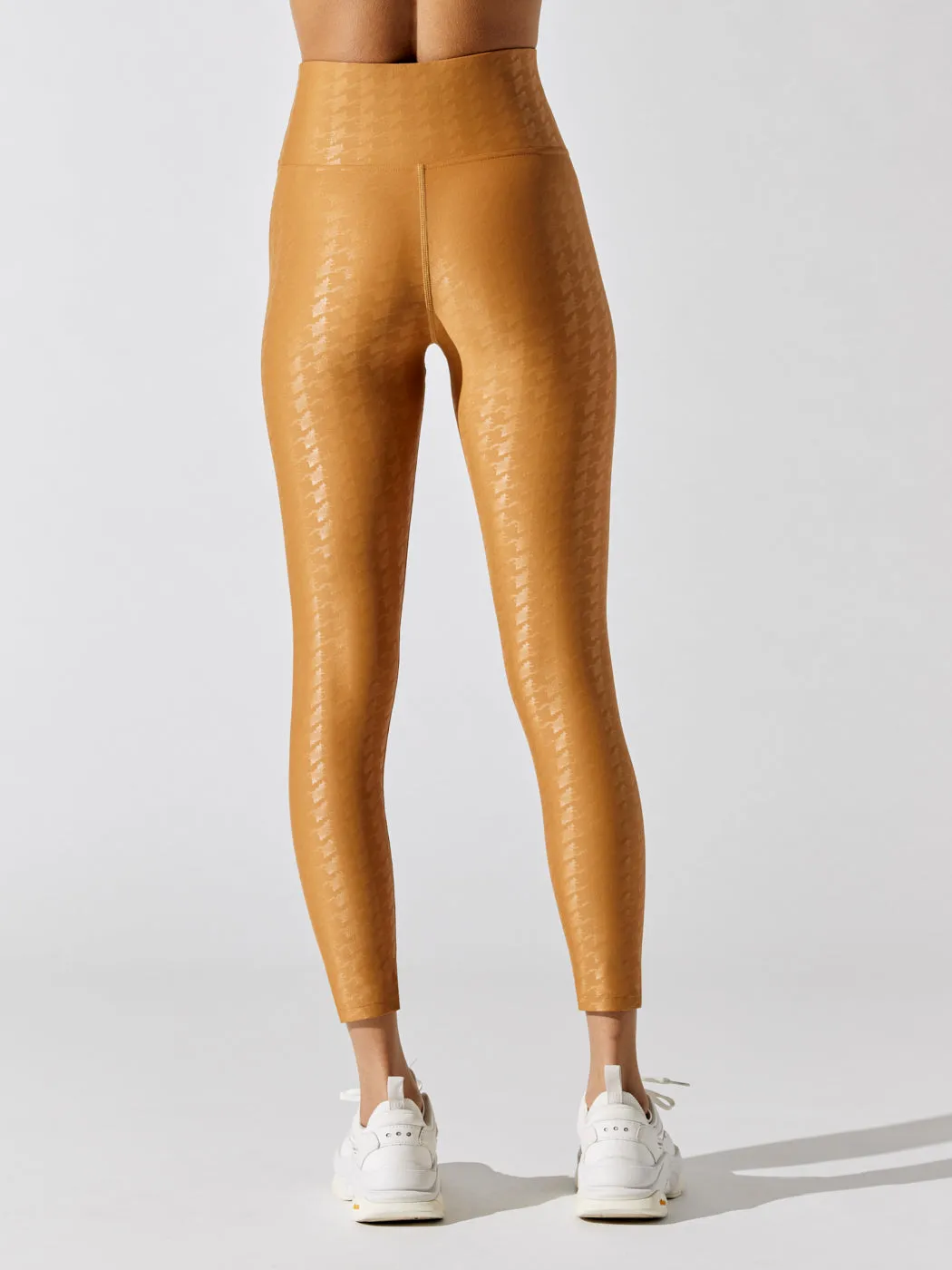 High Rise 7/8 Legging in Houndstooth Takara Shine - Brown Sugar sold by Carbon38 product image thumbnail 3