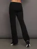 Rhinestone Front Slit Sweatpant - Black sold by Carbon38