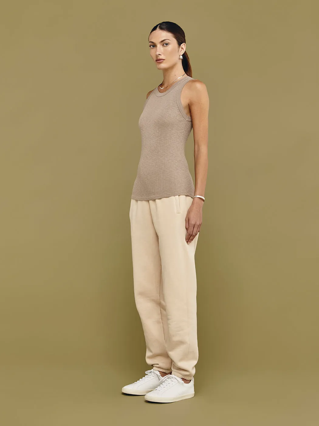 High Neck Tank - Taupe sold by Carbon38 product image thumbnail 3
