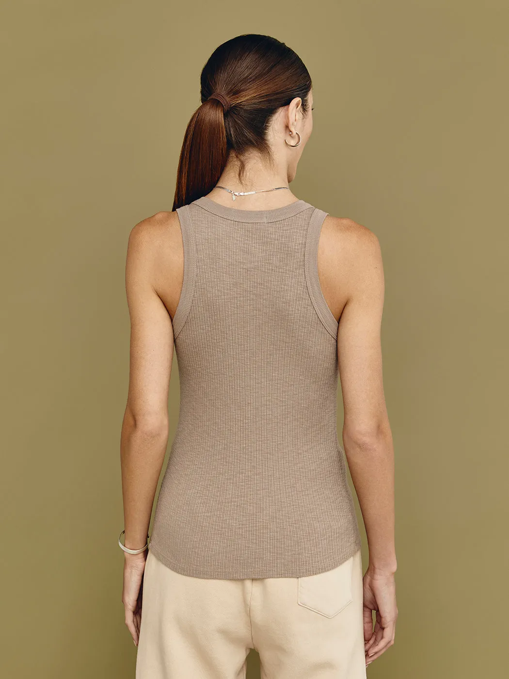 High Neck Tank - Taupe sold by Carbon38 product image thumbnail 5