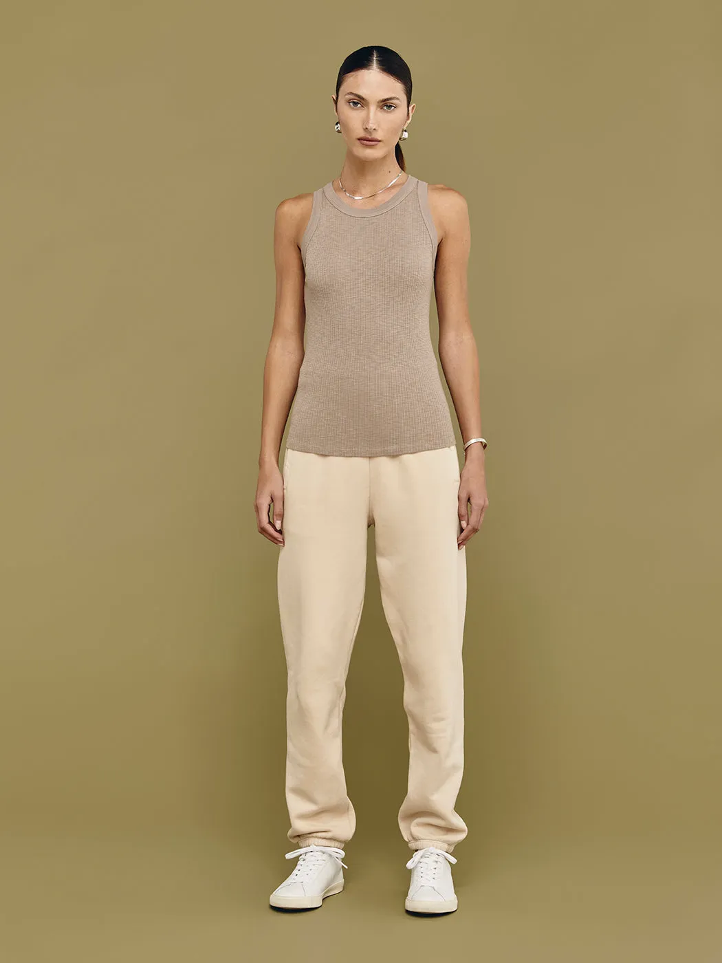 High Neck Tank - Taupe sold by Carbon38 product image thumbnail 2