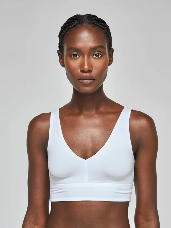 Butter Comfy Bralette - White sold by Carbon38