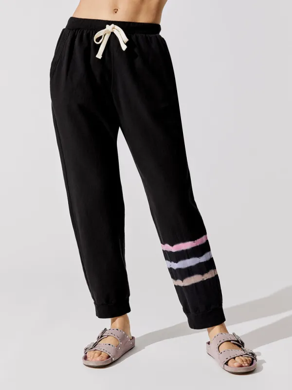 Abbot Kinney Sweatpant - Trance - Onyx-Multi sold by Carbon38