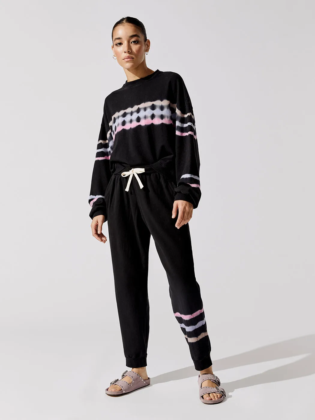 Abbot Kinney Sweatpant - Trance - Onyx-Multi sold by Carbon38 product image thumbnail 5