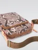 Micro Metro Crossbody - Brown Snake Oxford sold by Carbon38
