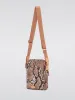 Micro Metro Crossbody - Brown Snake Oxford sold by Carbon38