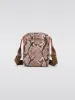 Micro Metro Crossbody - Brown Snake Oxford sold by Carbon38